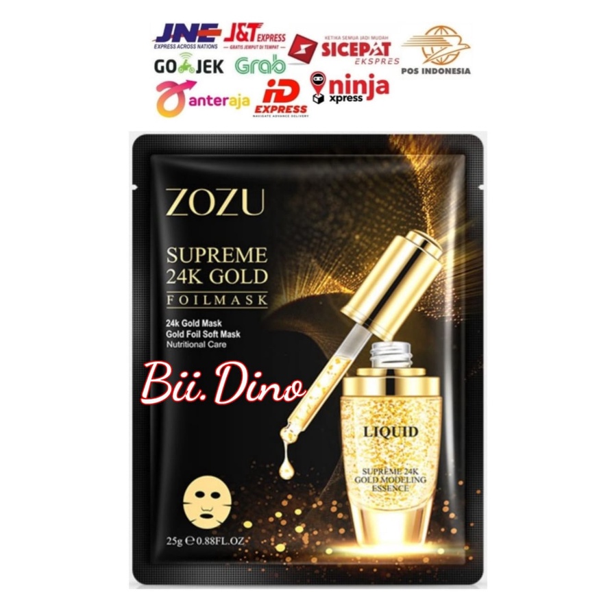 Zozu Supreme 24K Gold Mask Foil Soft Sheet Mask