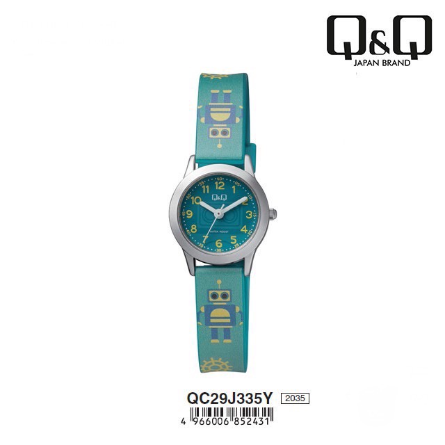 Q&amp;Q QnQ QQ Jam Tangan Arloji Anak Fashion Analog Rubber - QC29 QC29J Water Resist
