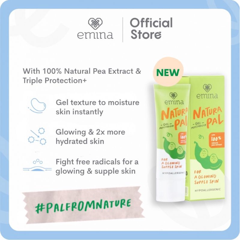 EMINA Natura Pal Gel Moisturizer 20ml