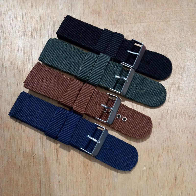 Tali jam tangan Kanvas Nylon Strap jam tangan army