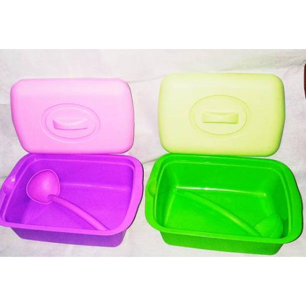 TERBARU Basi Sayur Segi Saphire Besar 2500 ML / Wadah Saji / Wadah Sayur ❆ 867