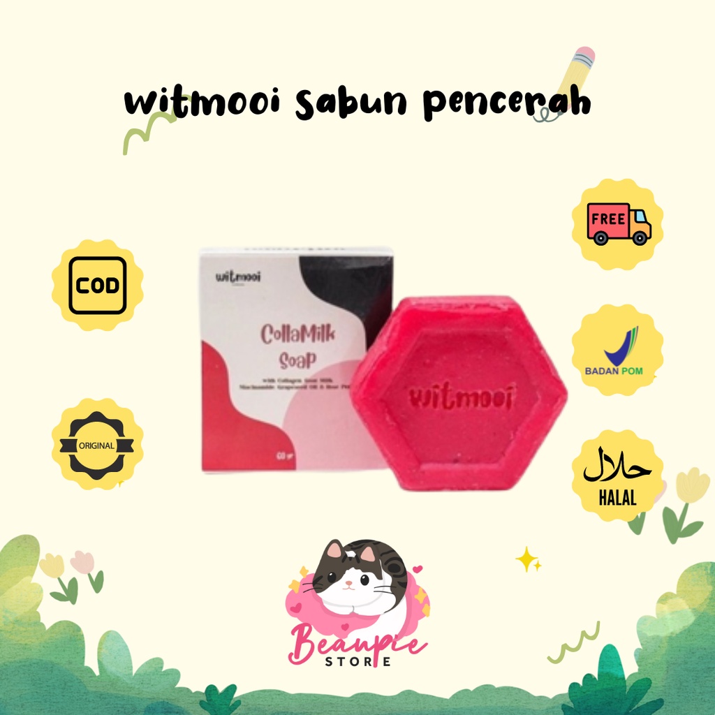 READYLANGSUNGKIRIM Colla Milk Soap by Witmooi Sabun Pencerah / Brightening Soap