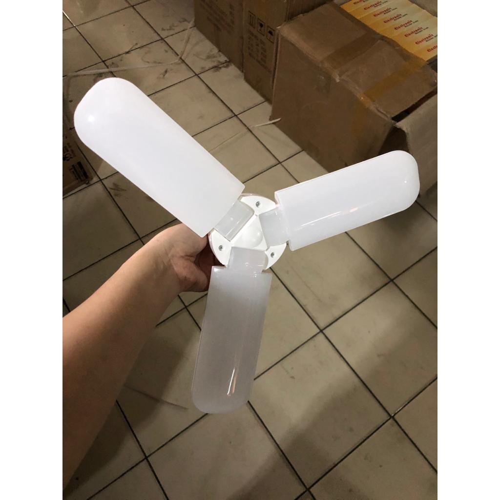 Lampu LED Model Kipas 3 Baling 40w 45w 40 45 w watt Bisa Dilipat 40watt 45watt