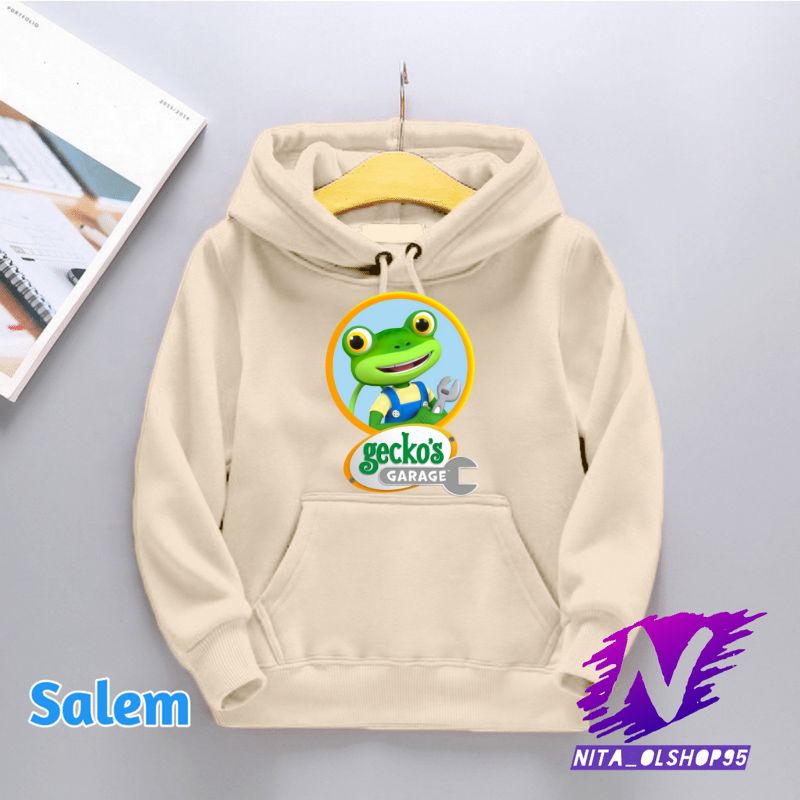 gecko garage hoodie anak gecko's garage