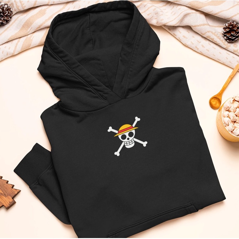 Hoodie Luffy Fist Pose Anime Manga One Piece Premium Unisex