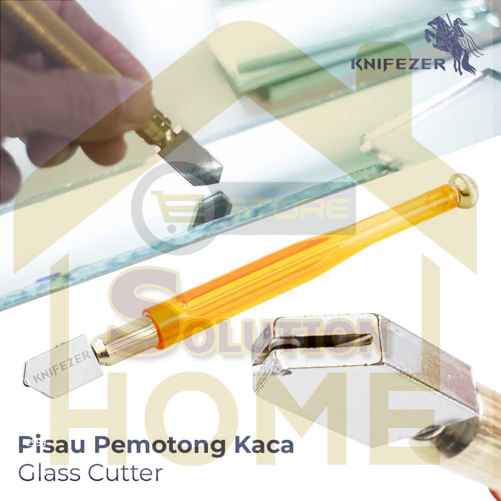 

HSS TOOLS - KNIFEZER Pisau Pemotong Kaca Glass Cutter Diamond Cutting Tool - L9