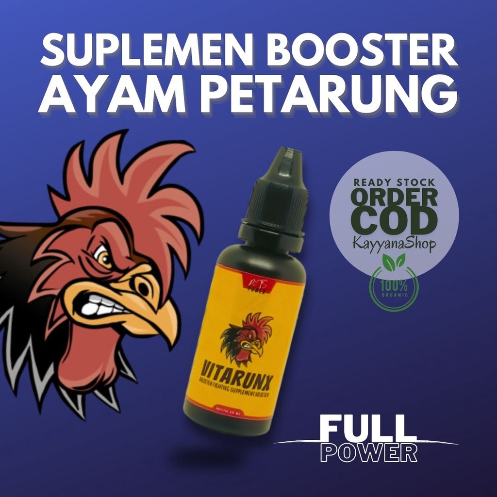 Vitamin Penambah Stamina Vitamin Ayam Aduan / Doping Ayam Aduan / Doping Ayam Bangkok / Doping Ayam 