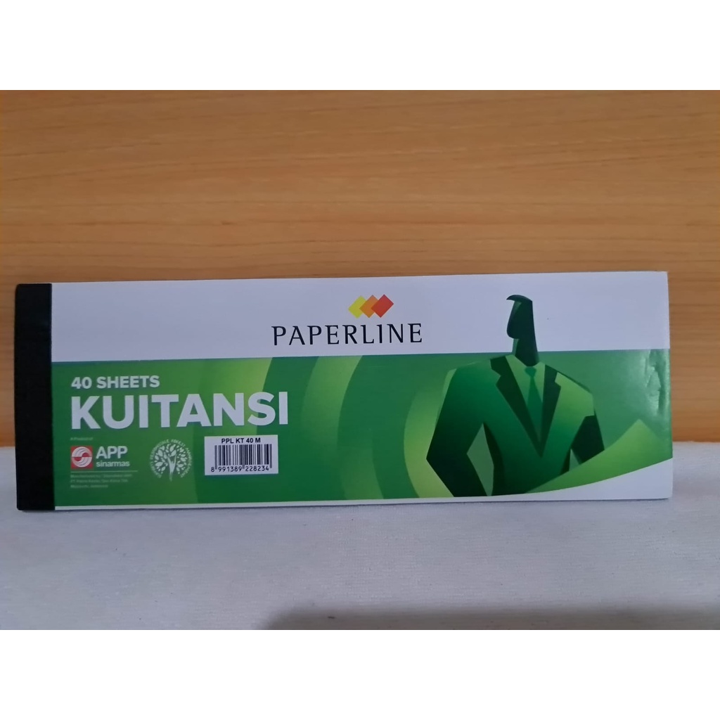 

BUKU KUITANSI / KWITANSI PAPERLINE KECIL 40 M 75 X 215 mm (100lembar)