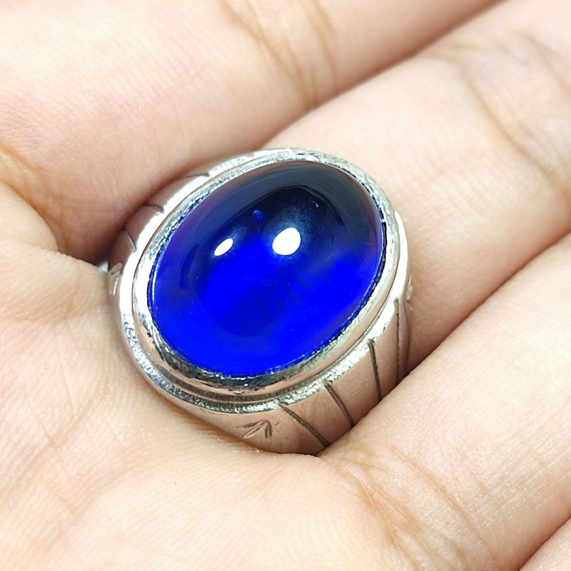 BATU ROYAL KING BLUE SAFIR ASLI CATAM