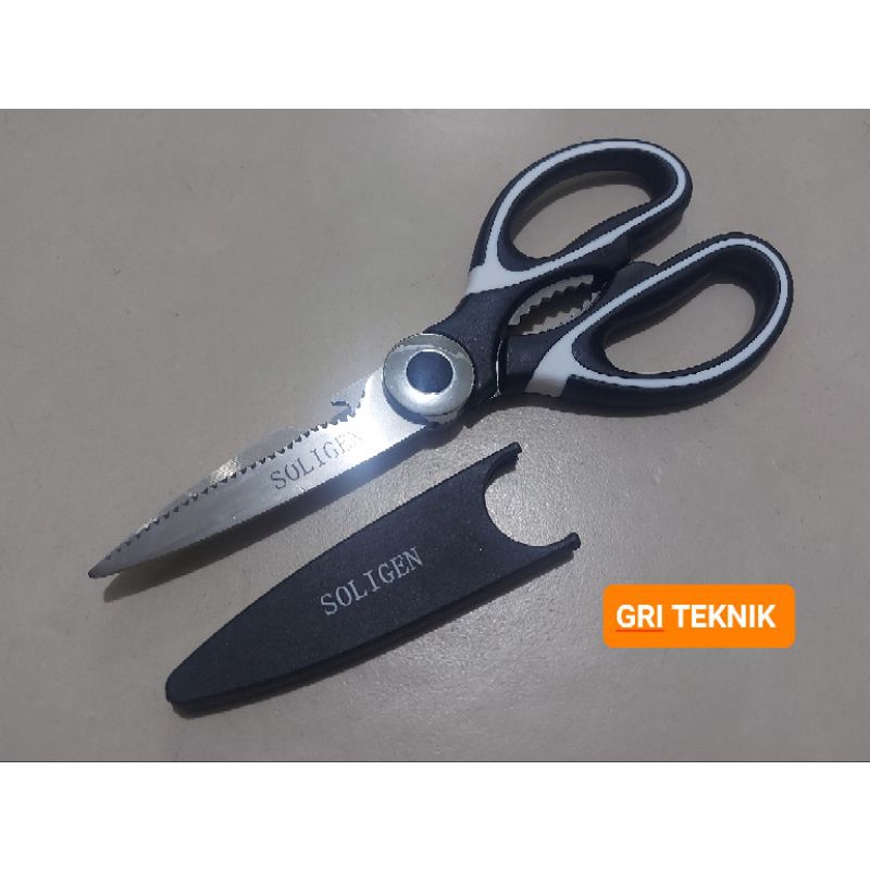 

GUNTING SERBA GUNA SOLIGEN SLM-15 UKURAN 8" / GUNTING DAPUR SERBA GUNA
