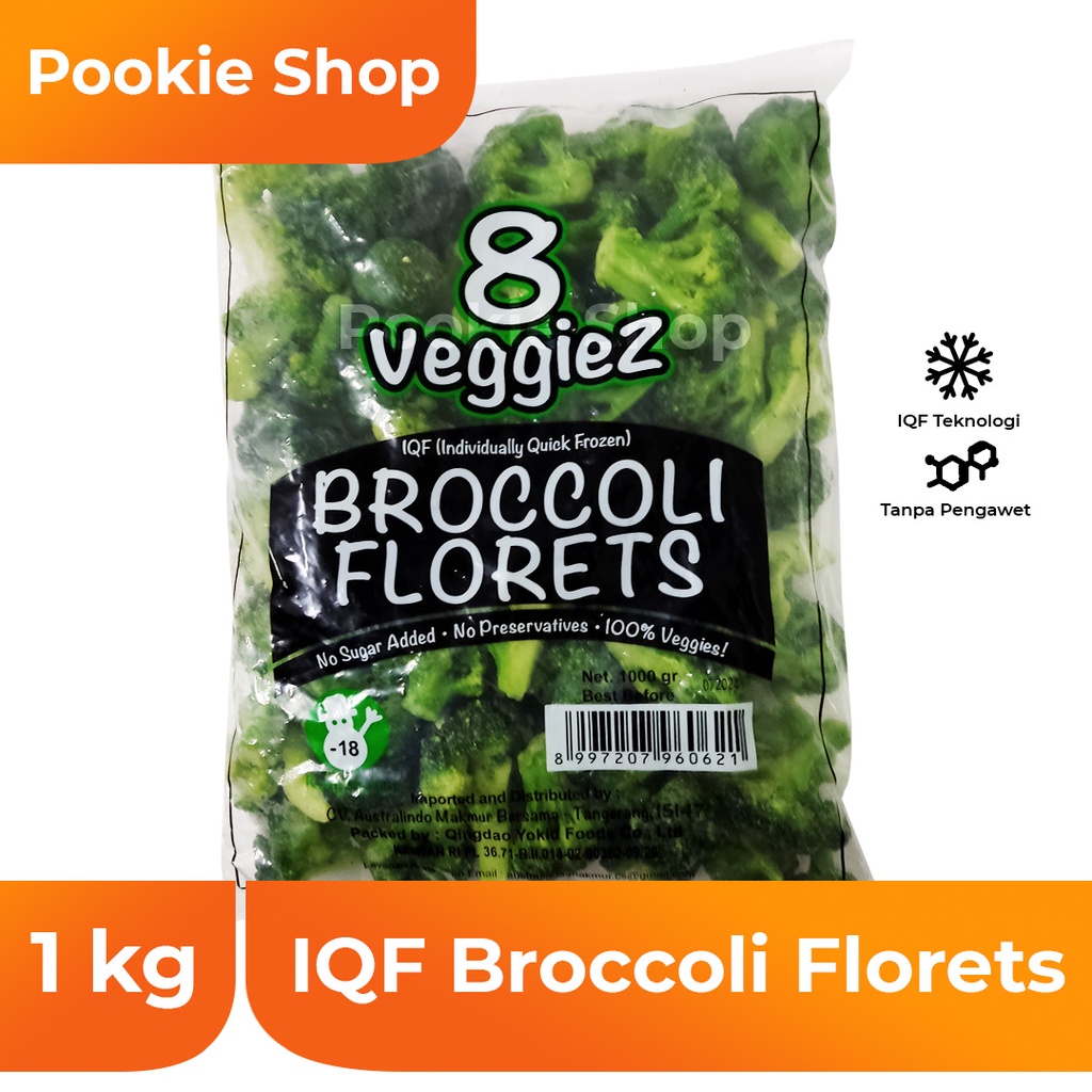 Jual Frozen Broccoli Brokoli Beku Import 1 Kg Shopee Indonesia 