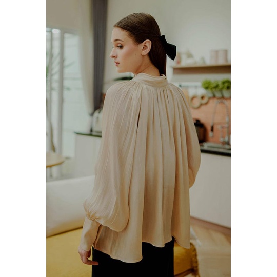 MARIE TIE BLOUSE - BENANG JARUM