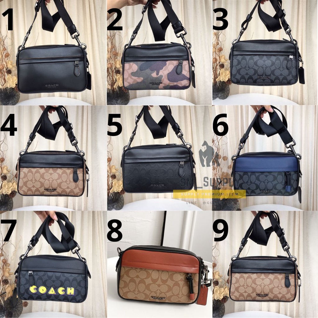 TAS PRIA MEN coach SELEMPANG CROSSBODY BAG GRAHAM LEATHER 39946 234 50713 50715 83265 83313 72923 67326 83024 5573