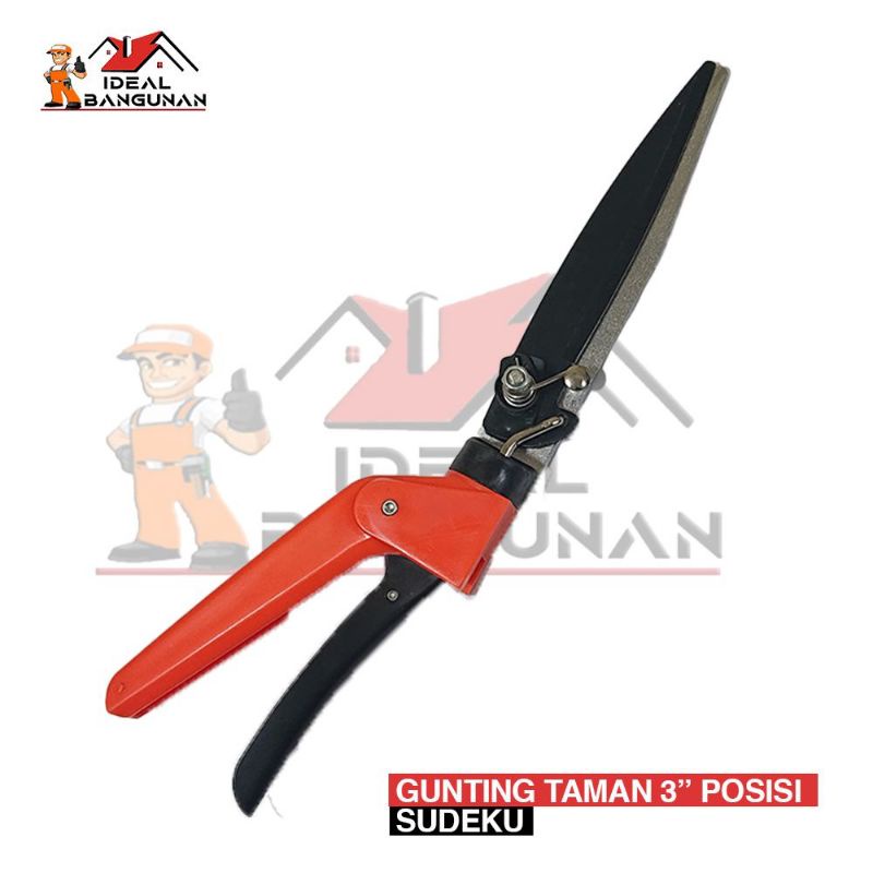 [READY] GUNTING TAMAN 3" POSISI SUDEKU| GUNTING TAMAN MURAH | GUNTING POHON | GUNTING BUNGA | GUNTIN