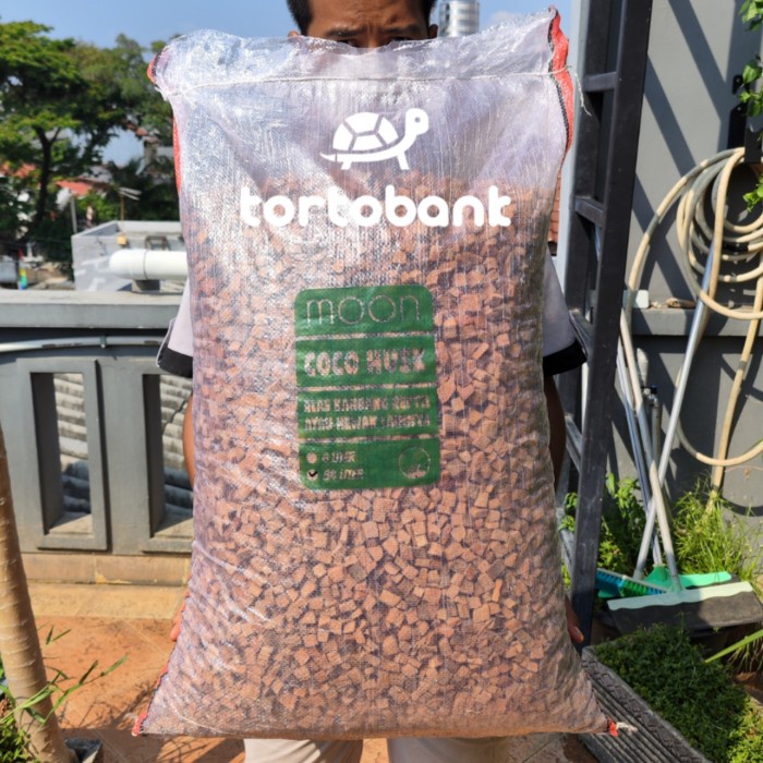 Alas Kandang Moon Coco Husk 84L Alas Kandang Reptil Coco Chip Media Tanam Anggrek