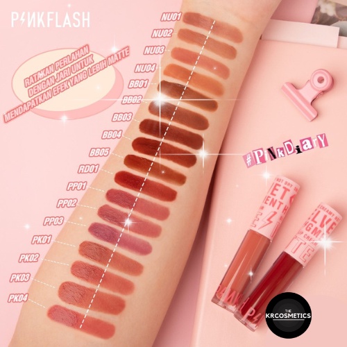 PINKFLASH Pink silky Velvet Matte Lip Cream 2,3 gr