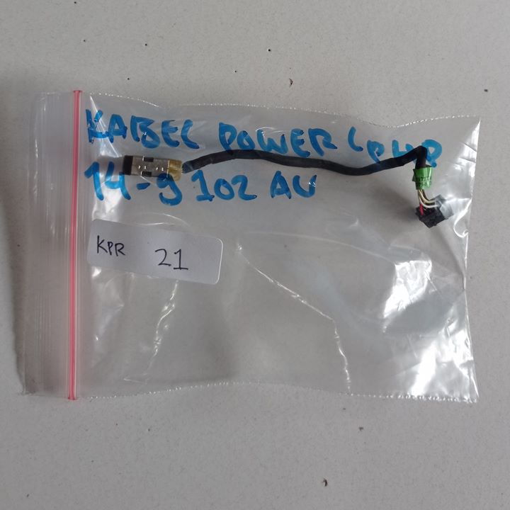 Kabel Power Laptop Hp 14 G102AU R203TU R204TU DC Cable Bekas Ori 21