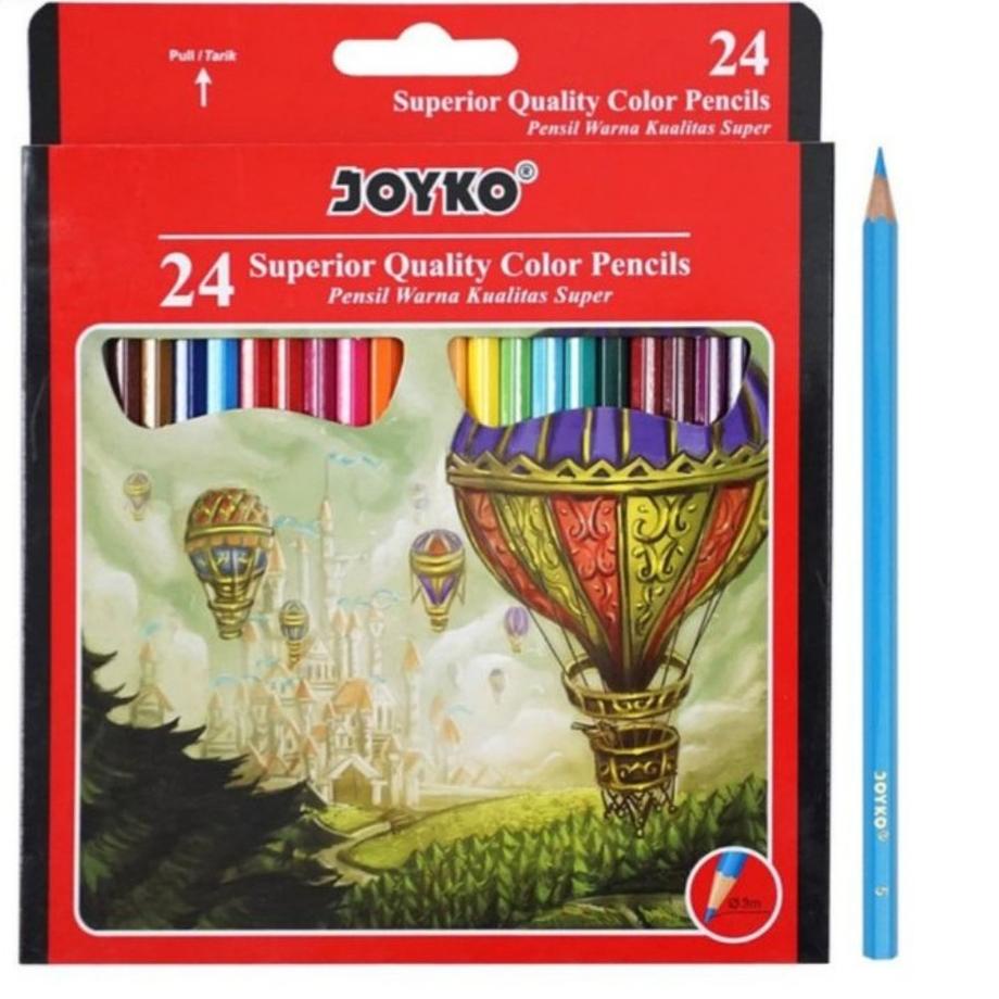 

☍Terkini✣☍ Pensil Warna Joyko 24 Panjang 88 ☍
