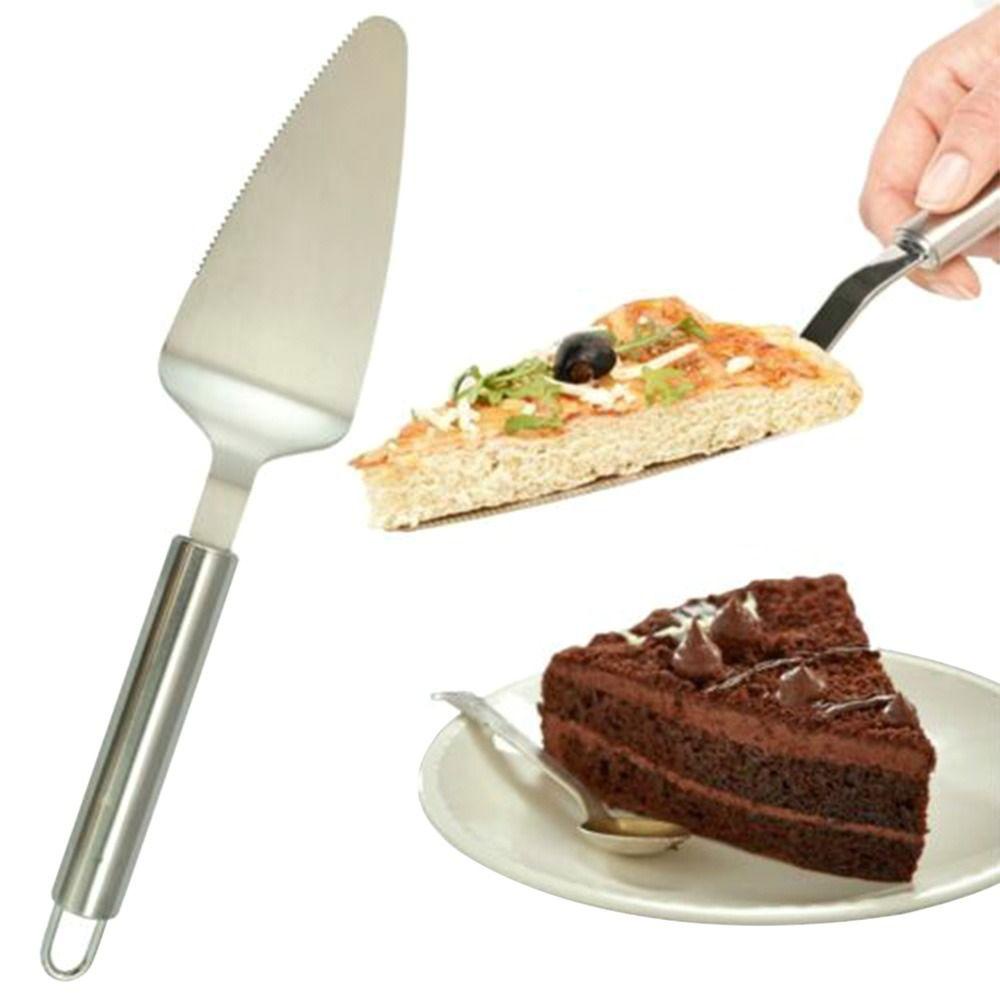 Solighter Pastry Spatula Aksesoris Dapur Alat Panggang Tepi Gerigi Burger Flipper