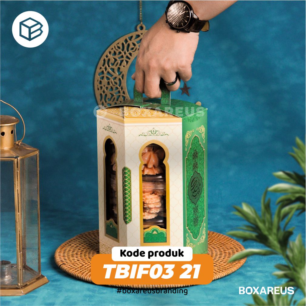 Idul Fitri, Box Lebaran, Packaging, Dus, Toples Box, Kotak - TBIF03 21