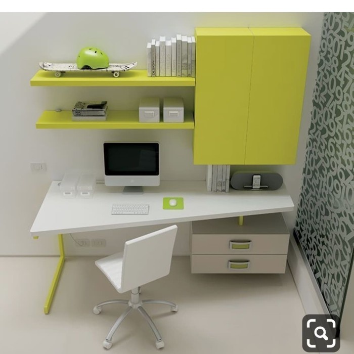 meja belajar minimalis modern