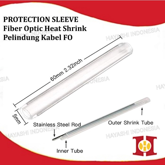 Protection Sleeve Protector Drop Core Fusion Splice Fiber Optic Cable-100pcs
