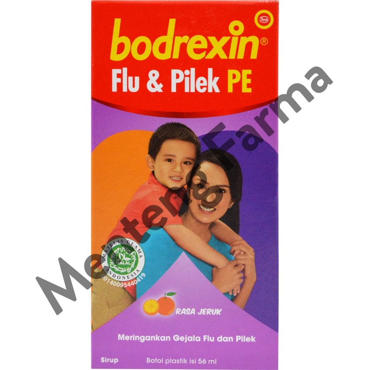 Bodrexin Flu &amp; Pilek PE Sirup - Pereda Flu dan Pilek Pada Anak