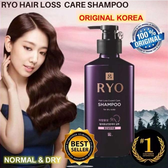 Original Korea Ryo Shampoo Hair Loss Care 400Ml Untuk Rambut Rontok