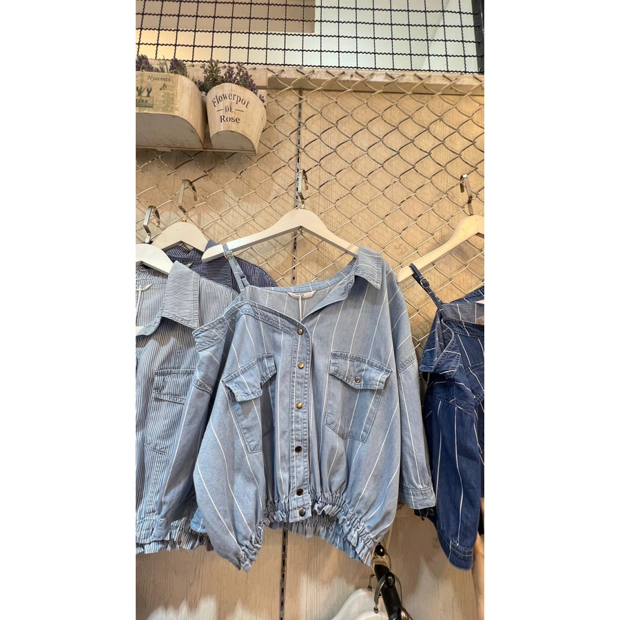 Poppy Denim Sabrina Shirt IMPORT BKK