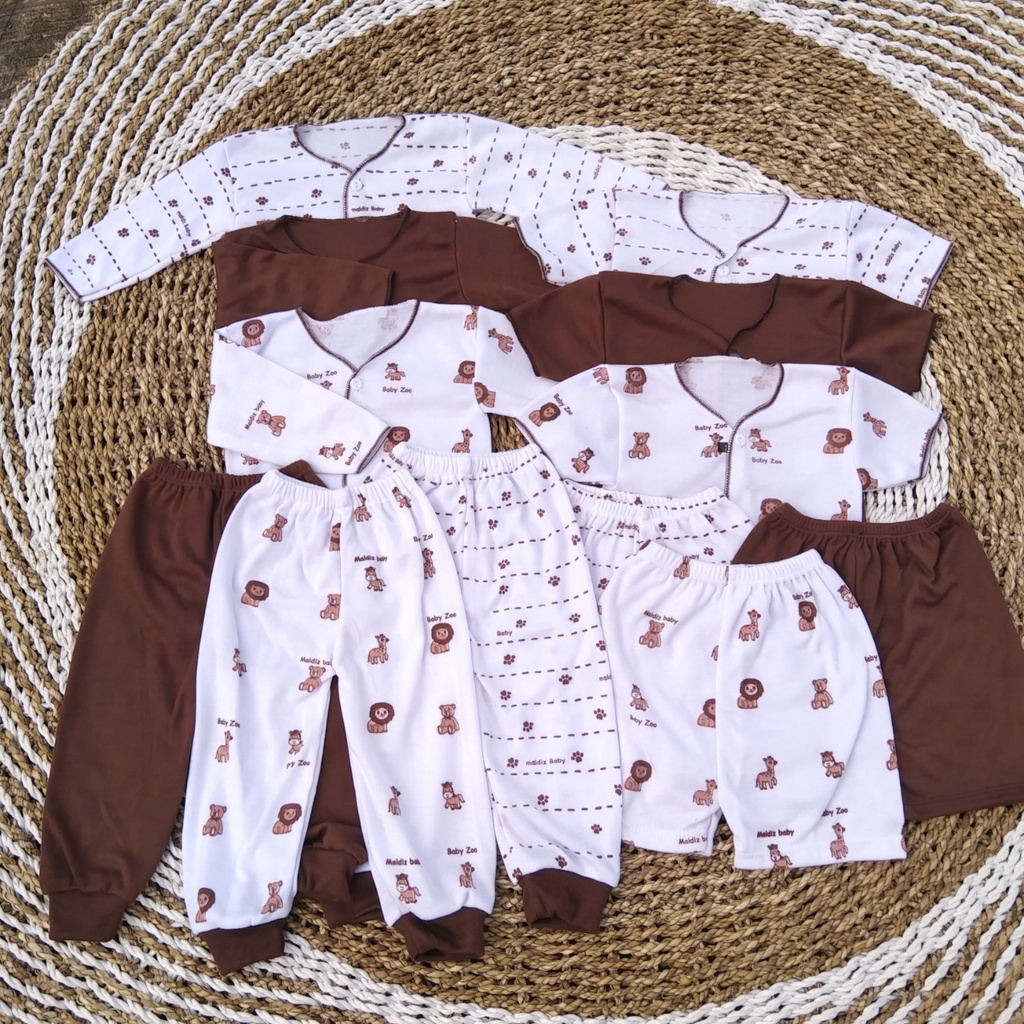 Set Pakaian Bayi Baru Lahir 12 Pcs Baju Bayi Celana Bayi Laki Laki Perempuan Setelan Bayi Newbron Termurah Terlaris Jaya Baby&amp;Kids