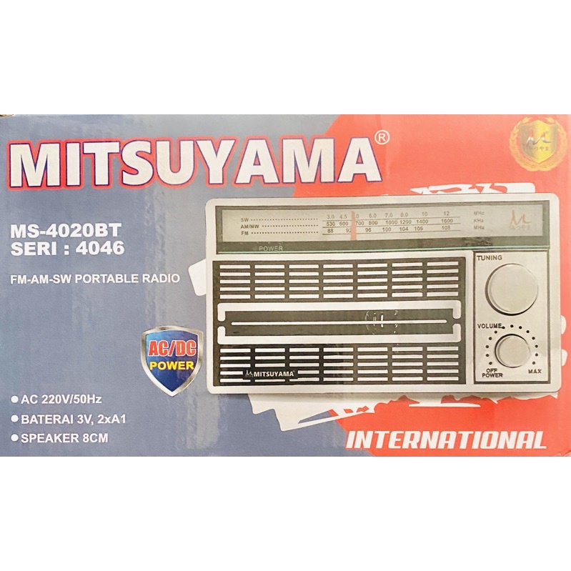 Radio portable / Radio meja FM / AM / SW merk Mitsuyama
