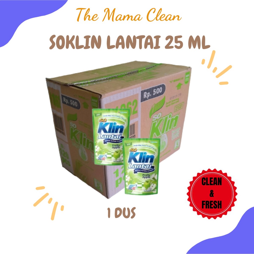 SO KLIN LANTAI 25 ML 1 DUS = 288 SACHET