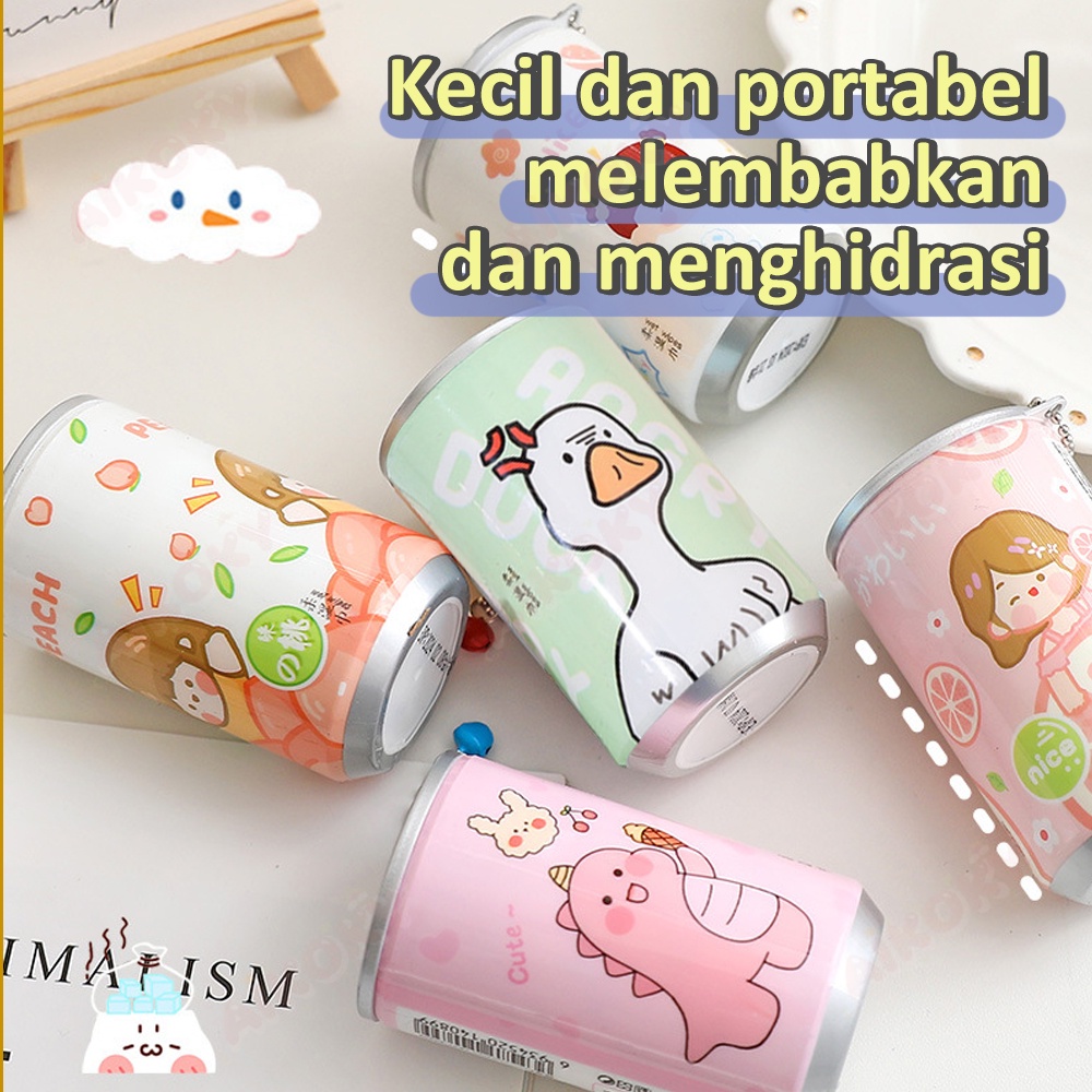 AIKOKY Tisu basah kaleng isi 30 lembar/Tissue Basah Portable/Barrel Wet Wipes
