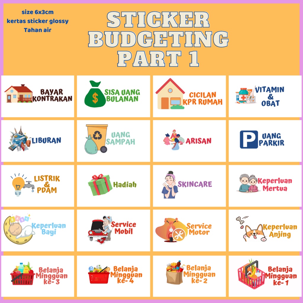 

PAKET STICKER KEUANGAN STICKER BUDGETING STICKER DOMPET PINTAR