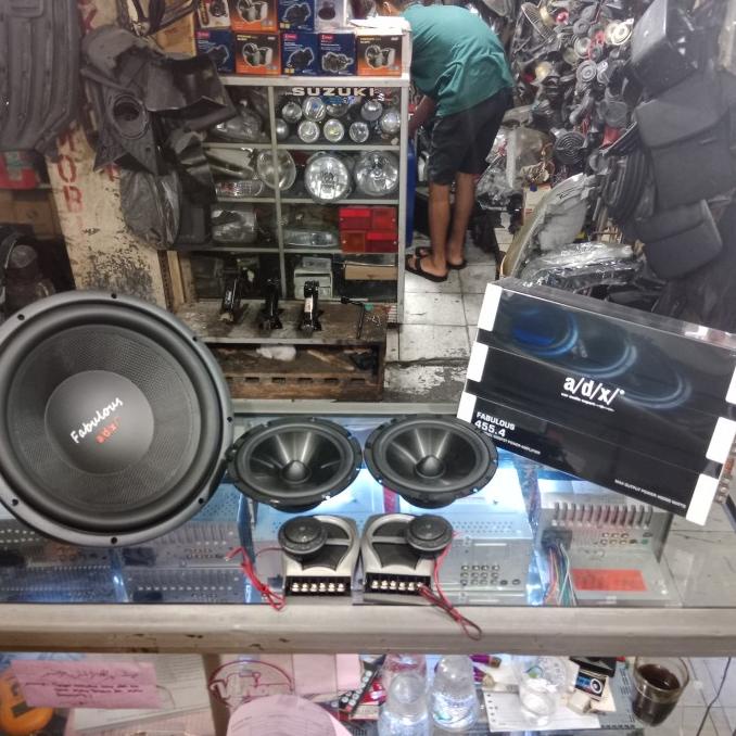 Paket Adx Power Adx Subwoofer Adx & Speaker Split Adx Audio Mobil