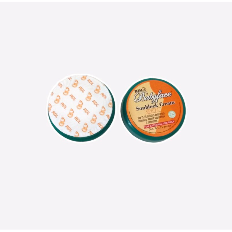 RDL SUNBLOCK CREAM SPF 15 (15GR) [𝗕𝗣𝗢𝗠]