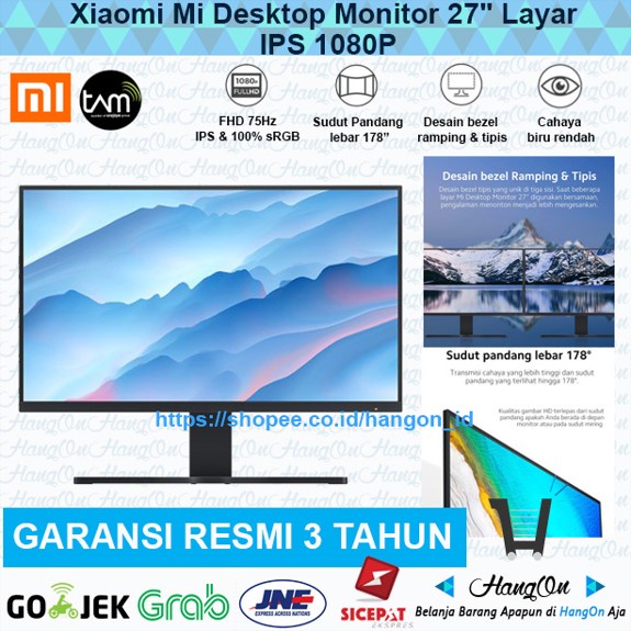 Xiaomi Redmi Monitor Gaming 27&quot; 27 inch Full HD 1080P 75Hz IPS FHD