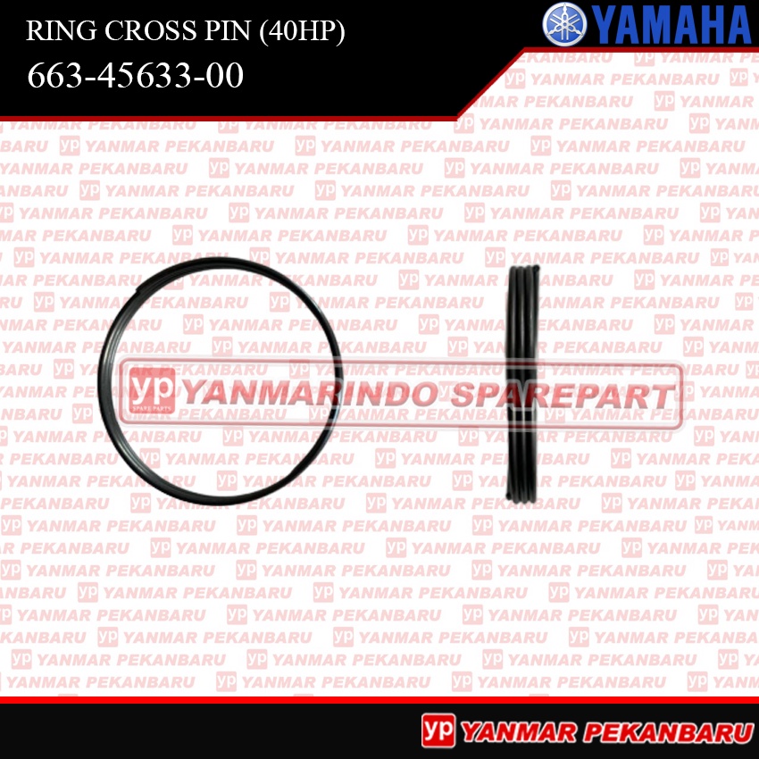 40HP RING CROSS PIN 663-45633-00 MESIN TEMPEL YAMAHA SPEED BOAT 40PK ORIGINAL ASLI