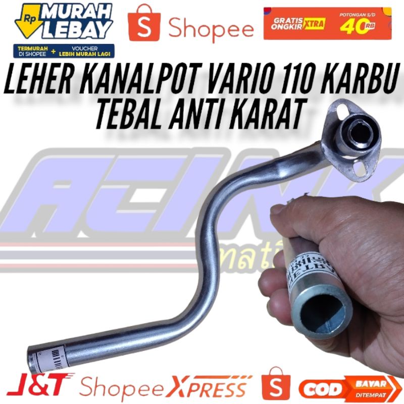 LEHER KNALPOT VARIO 110 BAHAN TEBAL