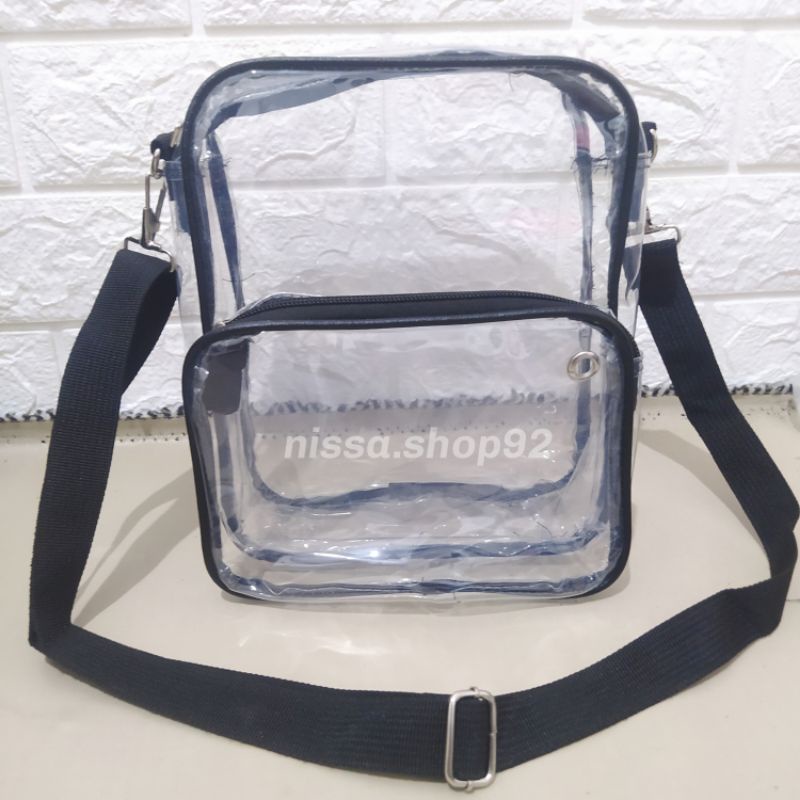 Tas selempang PVC transparan SHG korean style/tas konser