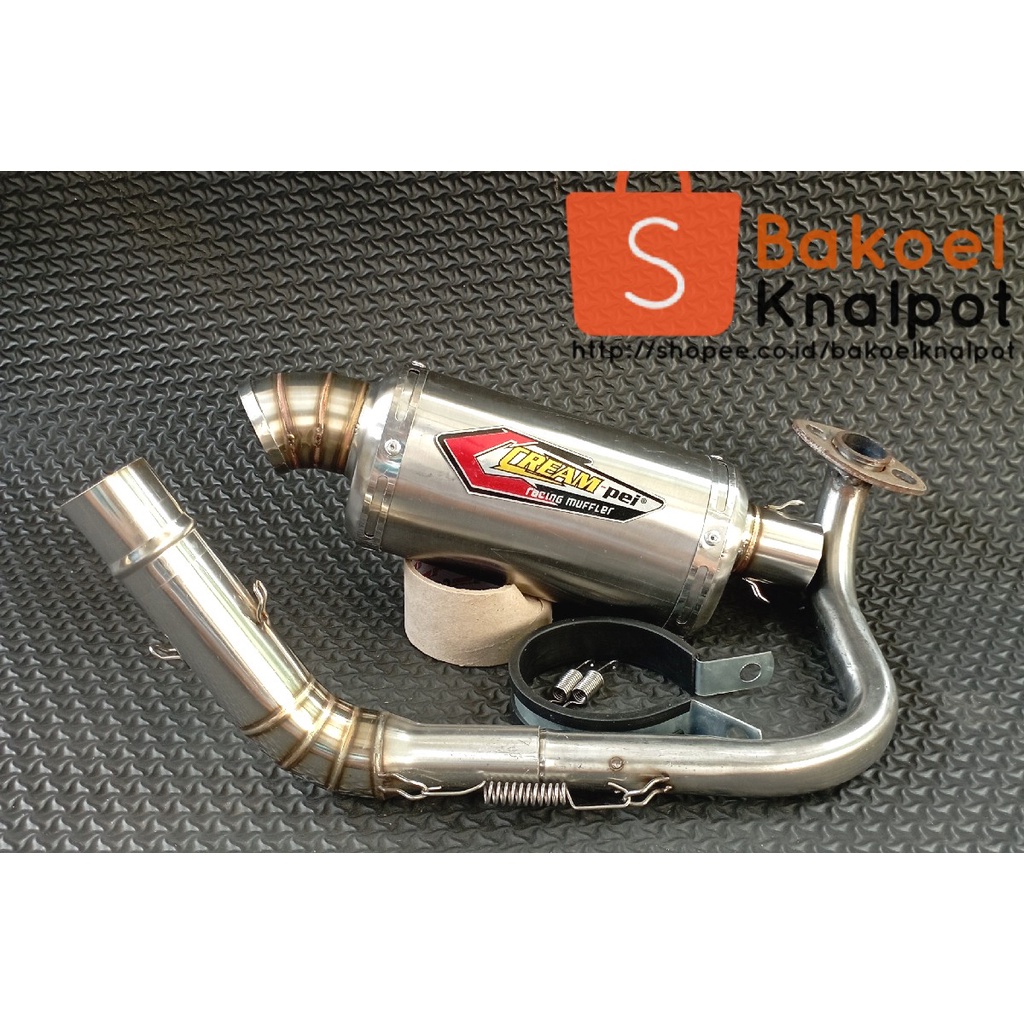 CREAMPIE / KNALPOT RACING INLET 38MM BEAT KARBU / BEAT STREET / BEAT POP / MIO J / MIO SPORTY / GENI