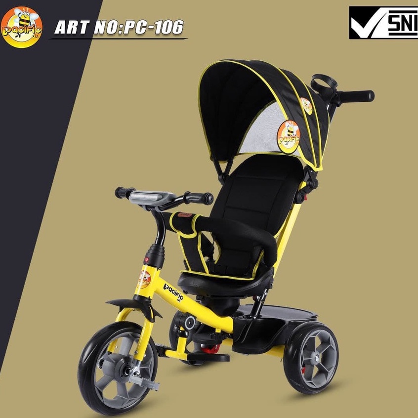 TRICYCLE/SEPEDA RODA TIGA ANAK 106 KURSI PUTAR PACIFIC