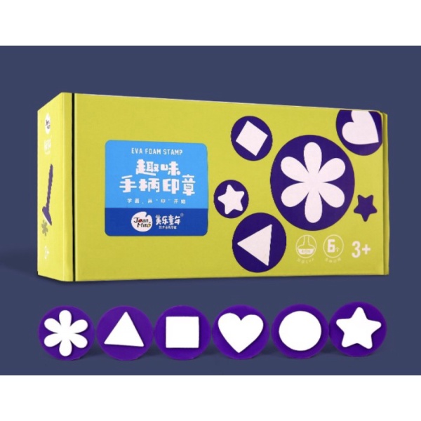 

anak Stamp - Promo Shapes Berkualitas Joan miro stempel edukasi anak mainan
