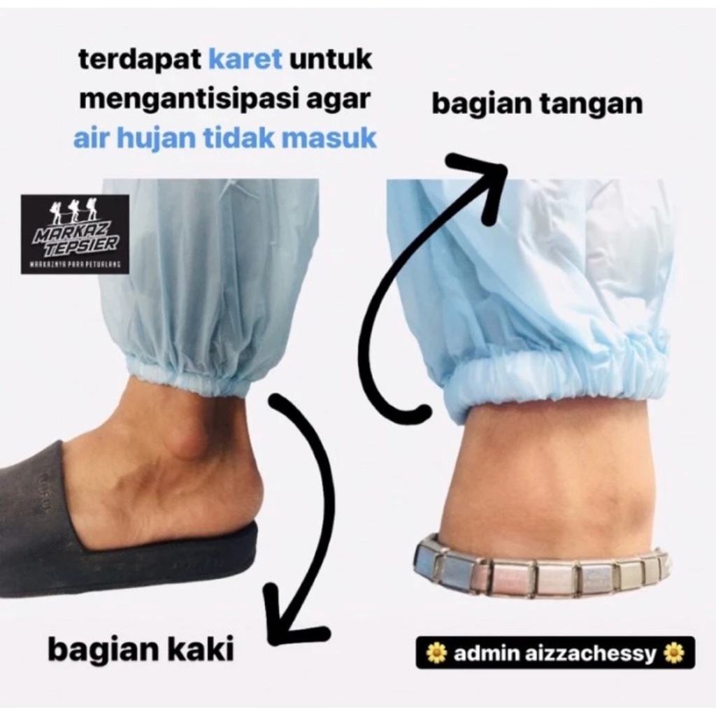 Jas Hujan MIDI Elephant Brand Jaket Celana Merk Gajah