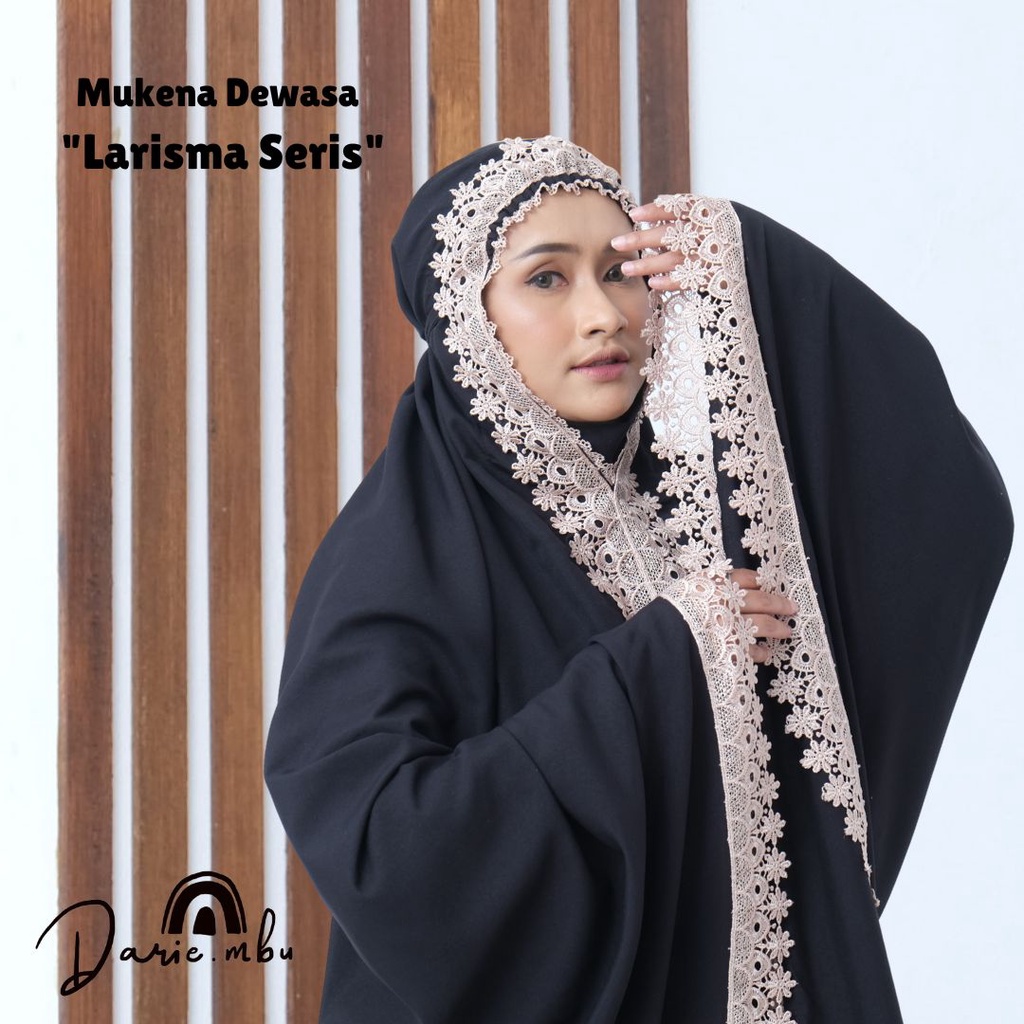 Mukena Dewasa Renda Mewah Larisma Series Katun Mikro Premium