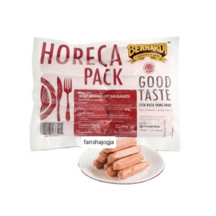 ✨ FSFF ✨ [instant] Sosis Sapi Bernardi Horeca Beef 500g 1kg