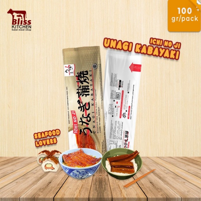 

Unagi Kabayaki / Roasted Eel / Ikan Sidat Panggang 100Gr Tx0413