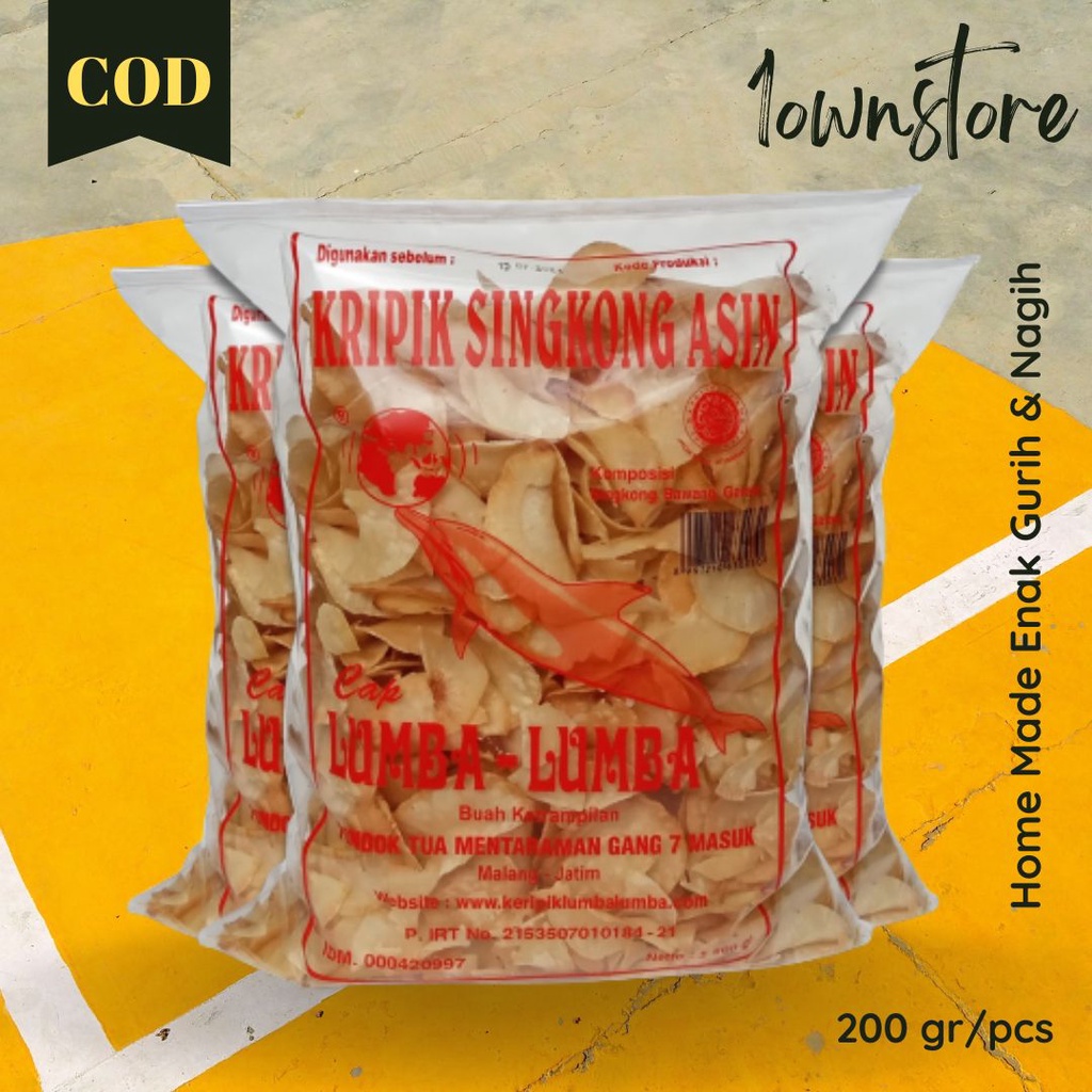 Jual Keripik Singkong Kripik Lumba Lumba Kecil Asin Manis Cassava Chips