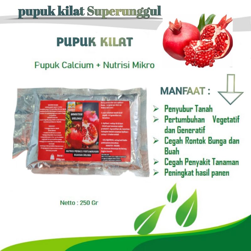 Pupuk Booster Organik Pelebat Buah Delima Dan Perangsang Agar Cepat Berbuah