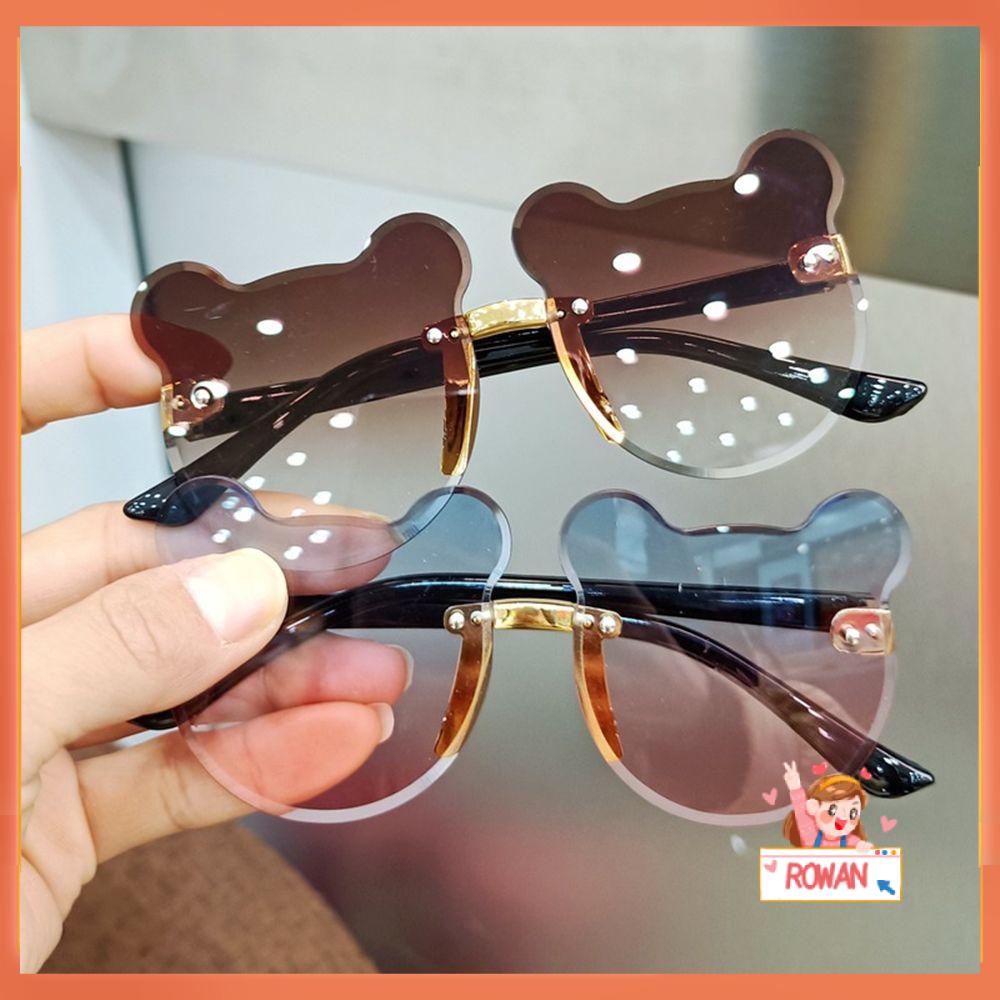 R-flower Kids Sunglasses Outdoors Party UV400 Anak Kacamata Matahari Tanpa Bingkai